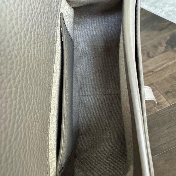 CHLOE Marcie Small Saddle Bag in Cashmere Gray - Picture 11 of 12